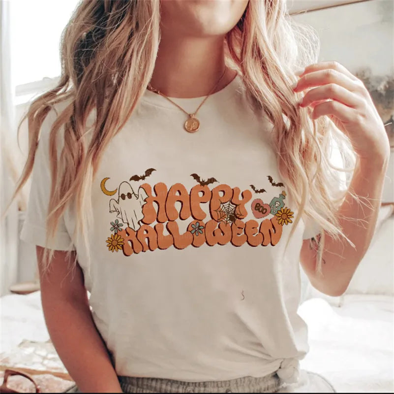 Doris - Modieus herfst Halloween T-shirt