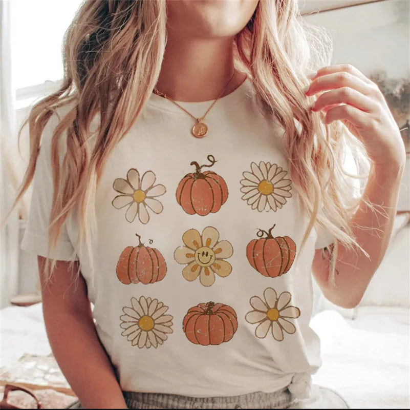 Doris - Modieus herfst Halloween T-shirt