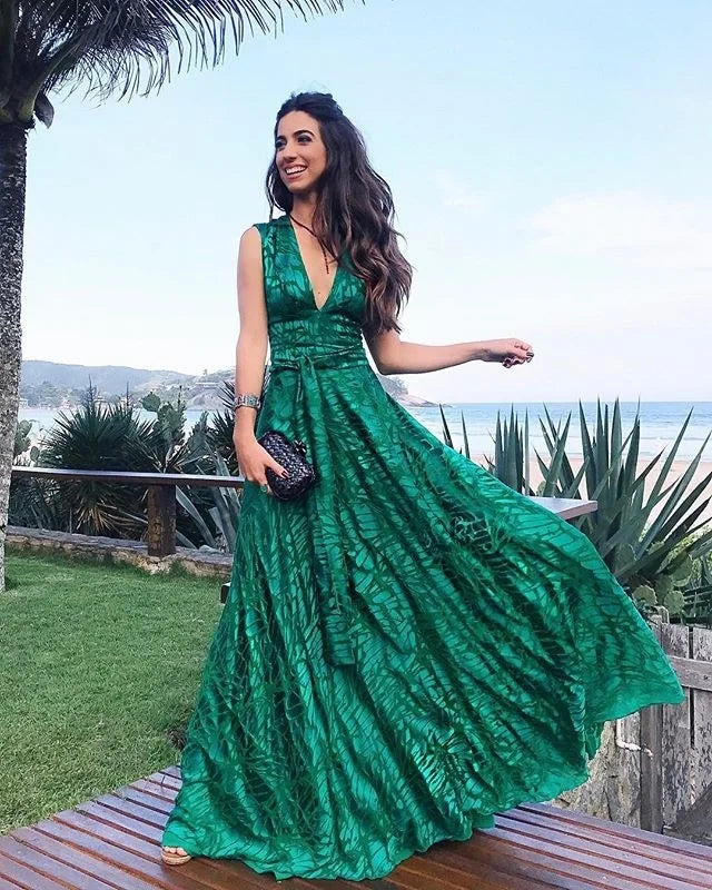 Eleanora - Elegante maxi jurk