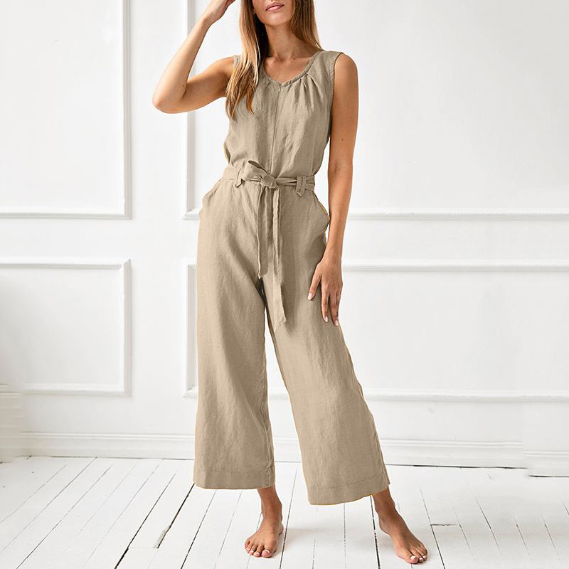 Anastasia - Casual jumpsuit met wijde pijpen