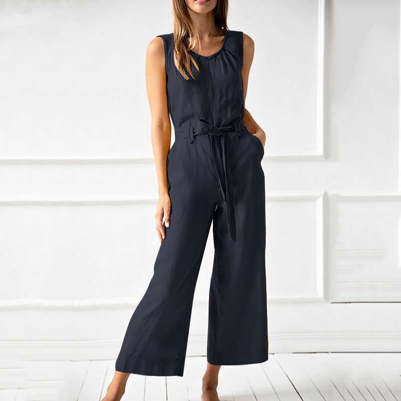 Anastasia - Casual jumpsuit met wijde pijpen