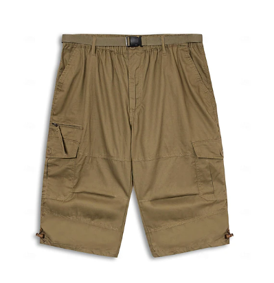 Daniel - stretchshort met cargozakken en -pijpen