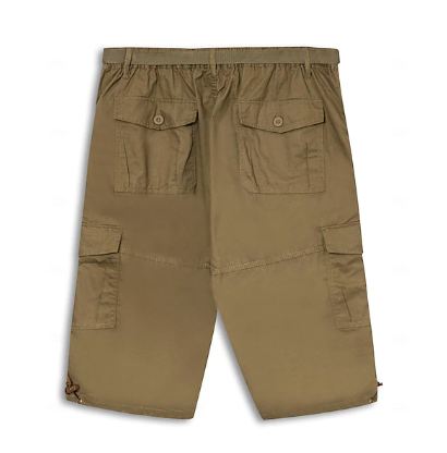 Daniel - stretchshort met cargozakken en -pijpen