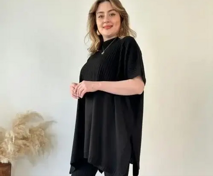 Asymmetrische oversized tuniek - Comfortabel &amp; stijlvol