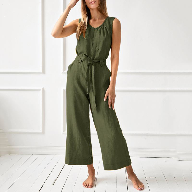 Anastasia - Casual jumpsuit met wijde pijpen