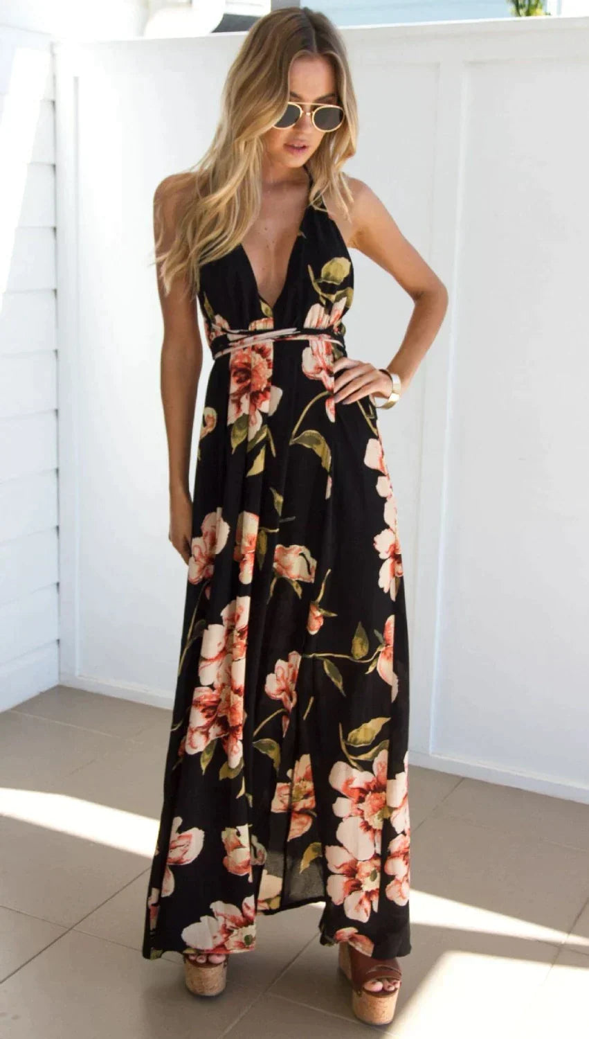 ELENY - Elegante zomerse maxi jurk