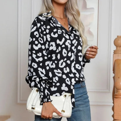 Blouse met luipaardprint - Vera