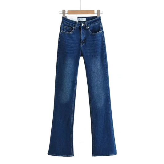 Ara | jeans met hoge taille en hartvormige franjes