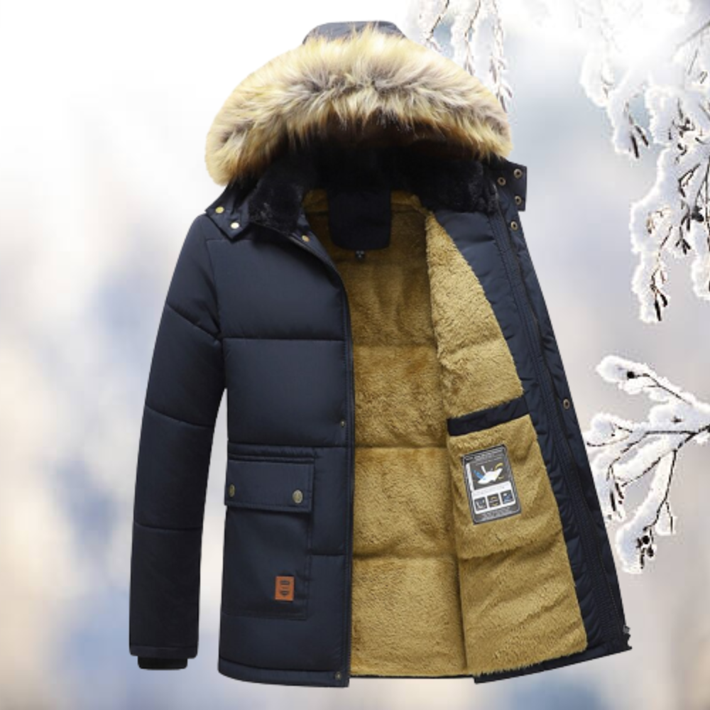 Armando - Parka met capuchon van bont