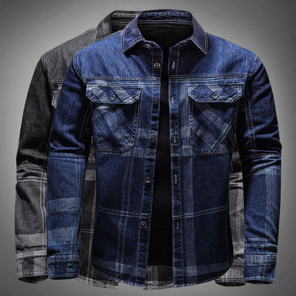 Carson - Denim jas voor heren