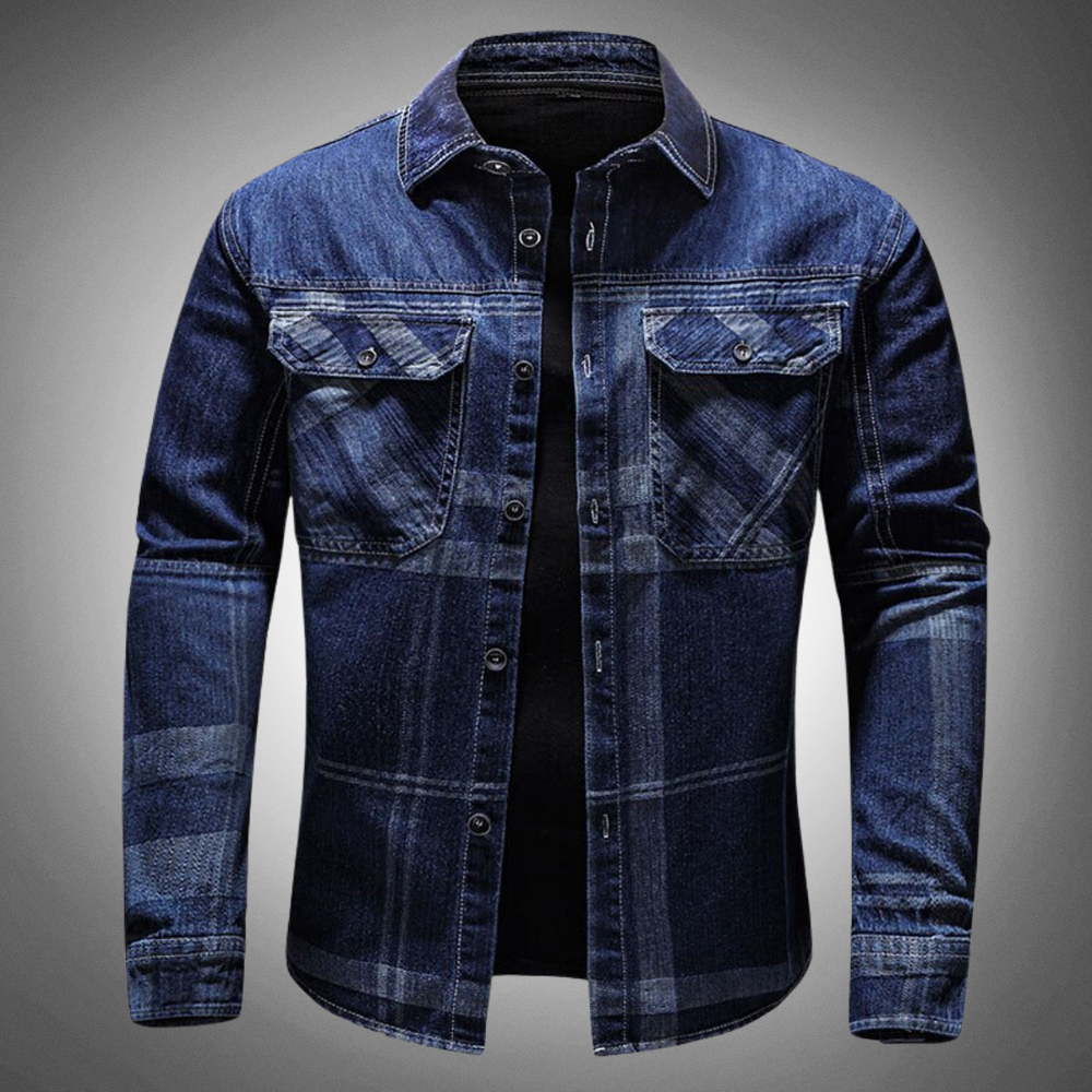 Carson - Denim jas voor heren