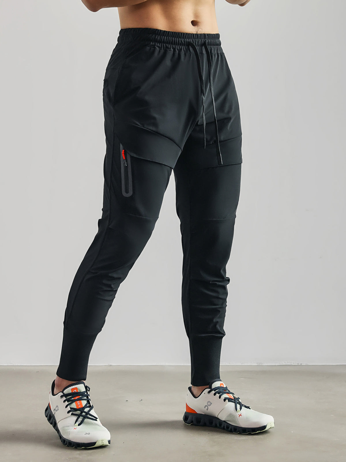 Dynamische joggingbroek met zakdetail