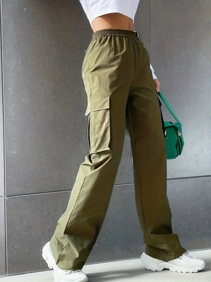 Anna Urban groene cargo chique broek