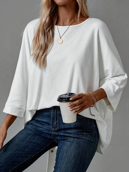 Witte oversized blouse - Laura