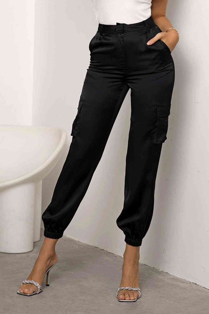 Vienne - Slim-fit broek met hoge taille