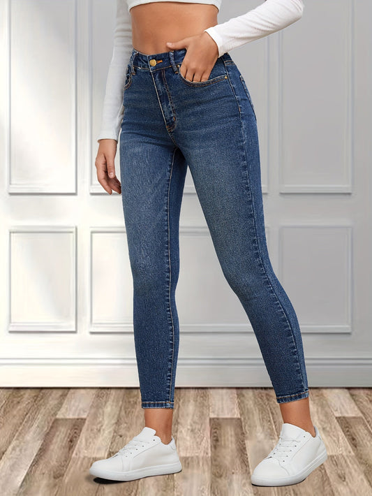 Donkerblauwe skinny jeans - Isabella