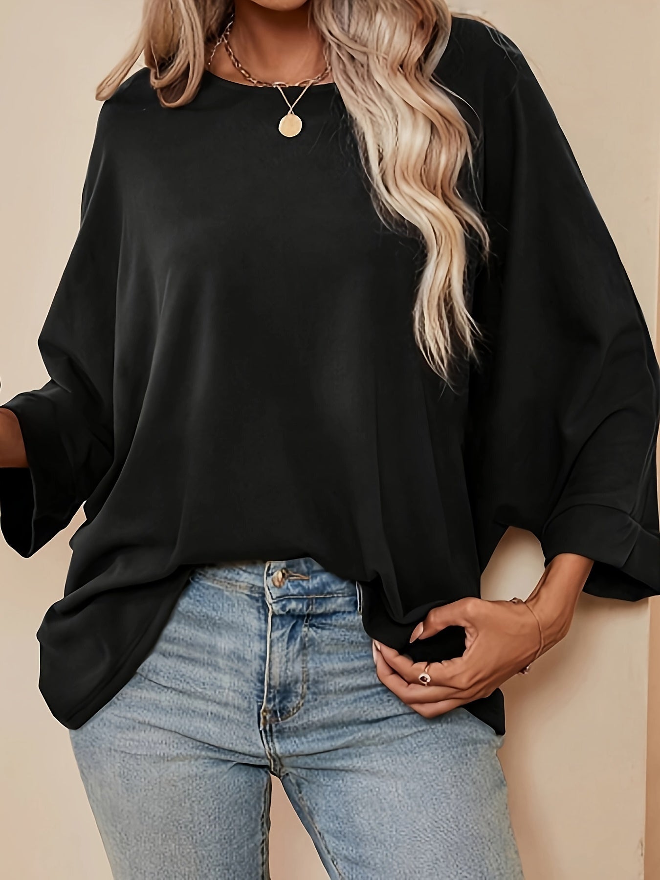 Witte oversized blouse - Laura