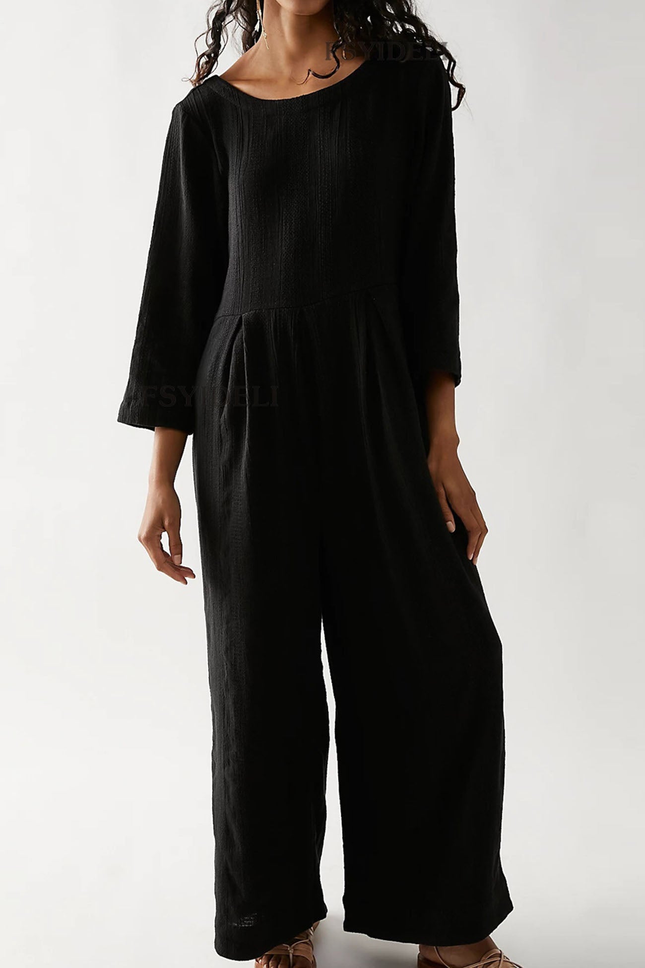 Willow - Olijfgroene casual jumpsuit