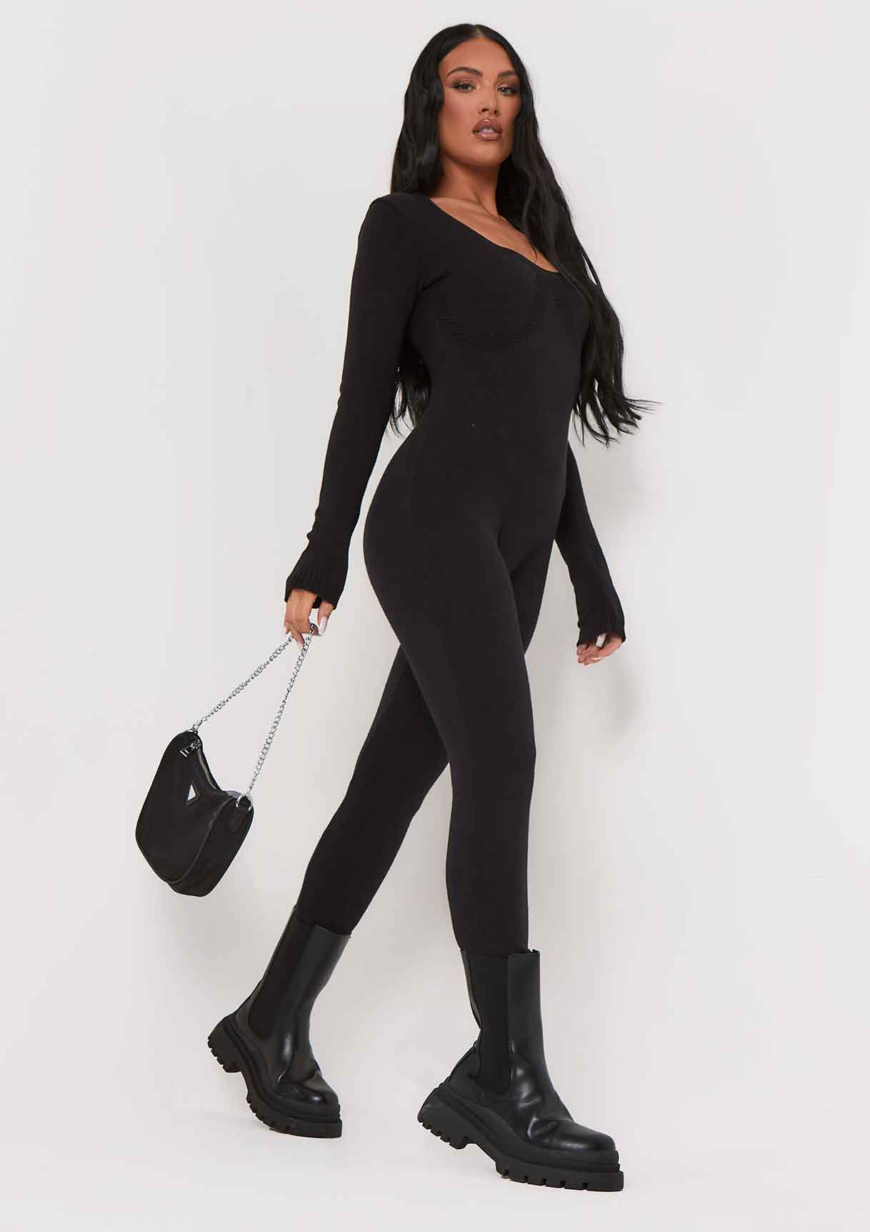 Berla - Jumpsuit met mouwen