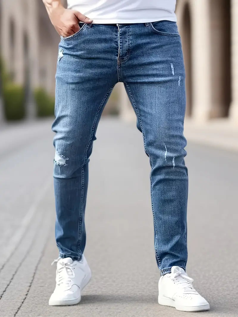 Alexander - casual siim-fit jeans voor heren