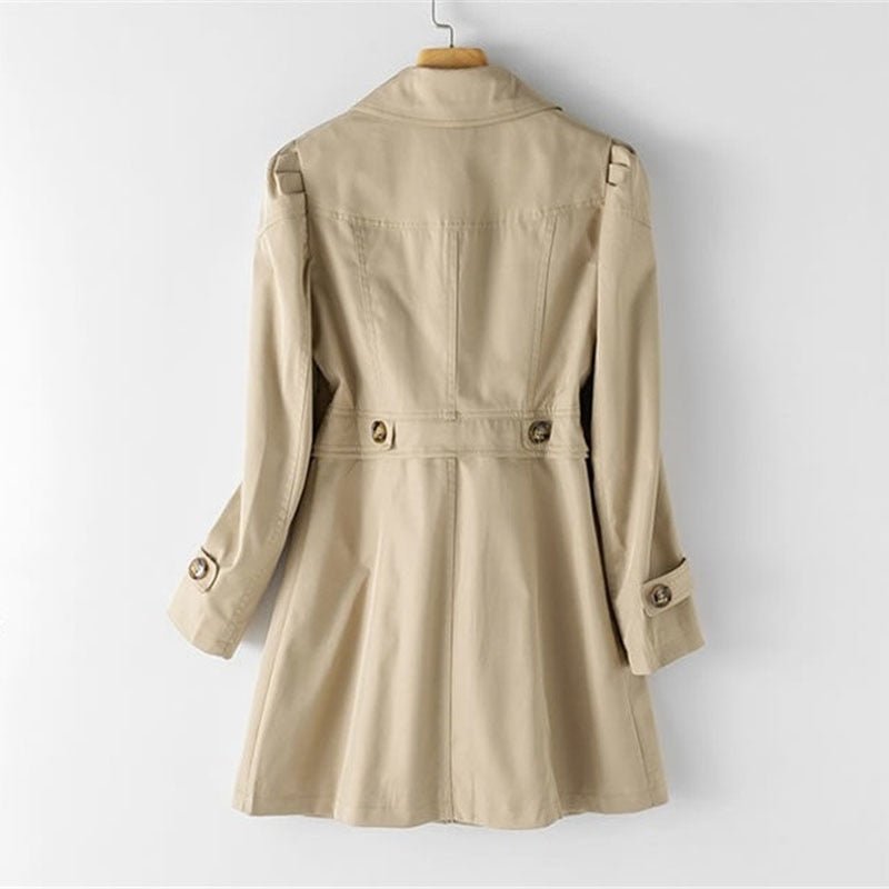 Stijlvolle trenchcoat met dubbele knoopsluiting