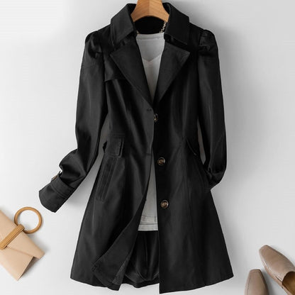 Stijlvolle trenchcoat met dubbele knoopsluiting