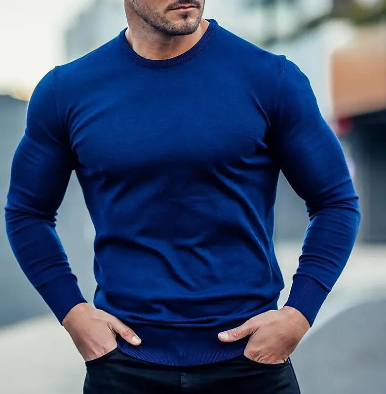 Terry - Stijlvolle longsleeve top slim fit