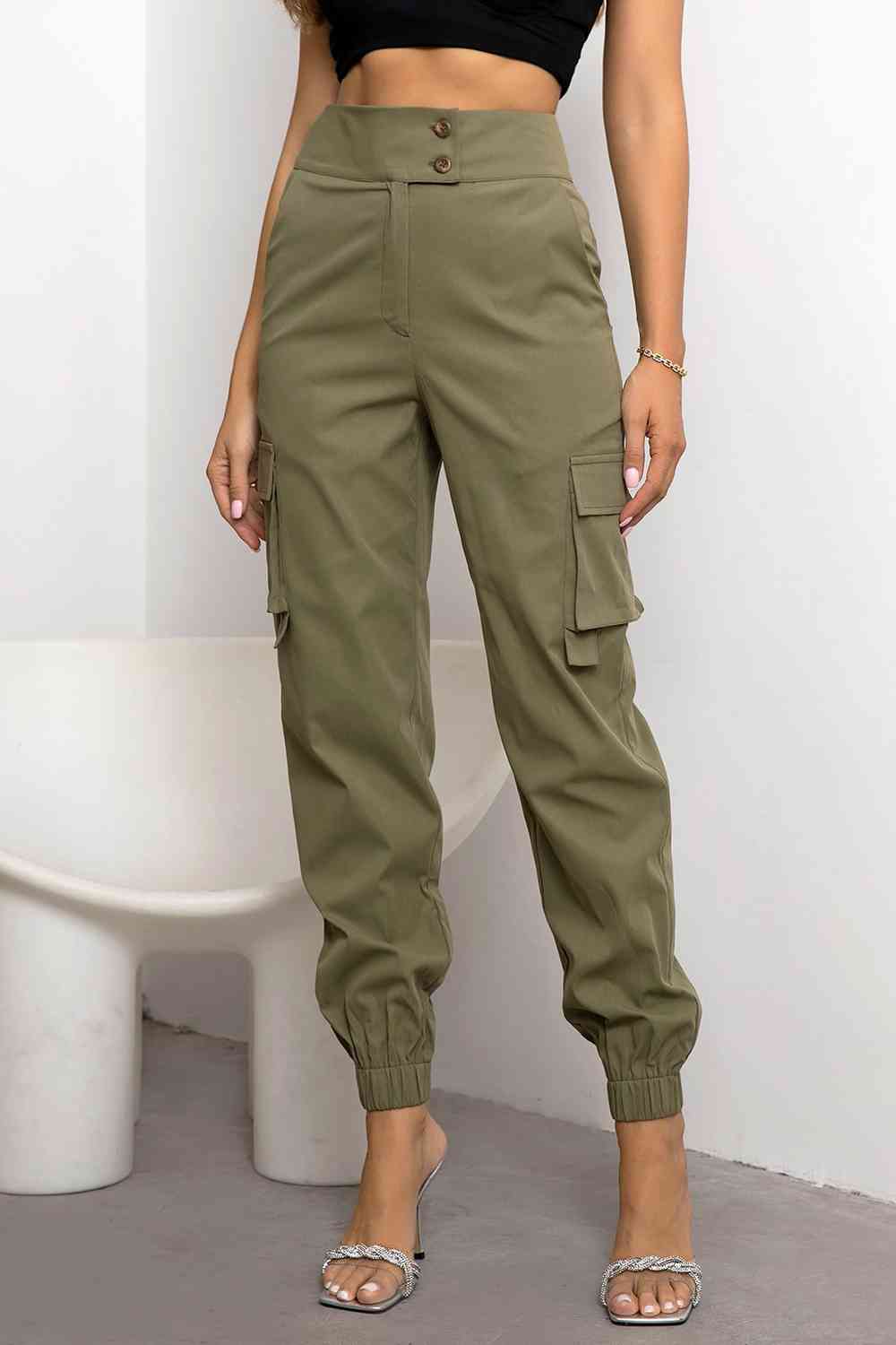 Victorya - Cargo broek met hoge taille