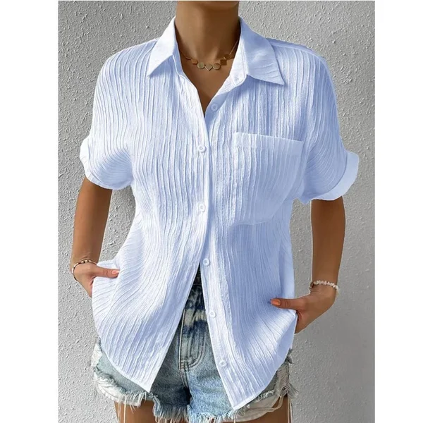 Beperkt op voorraad🛒49%OFF🔥Casual button-down overhemd met een losse overhemdkraag