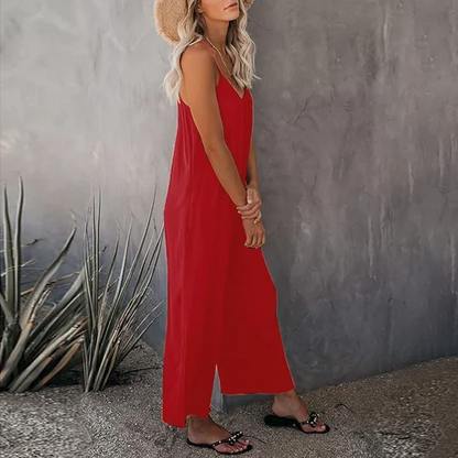 🔥Hot Sale 49% korting 🔥Ultimate Flowy Jumpsuit met Zakken✨Koop 2 Extra 10% UIT