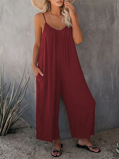 🔥Hot Sale 49% korting 🔥Ultimate Flowy Jumpsuit met Zakken✨Koop 2 Extra 10% UIT