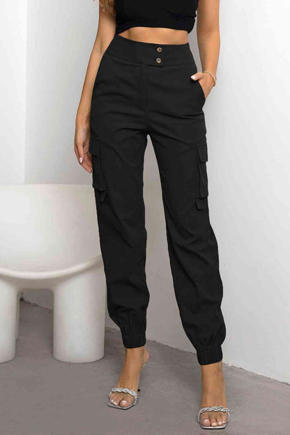 Victorya - Cargo broek met hoge taille