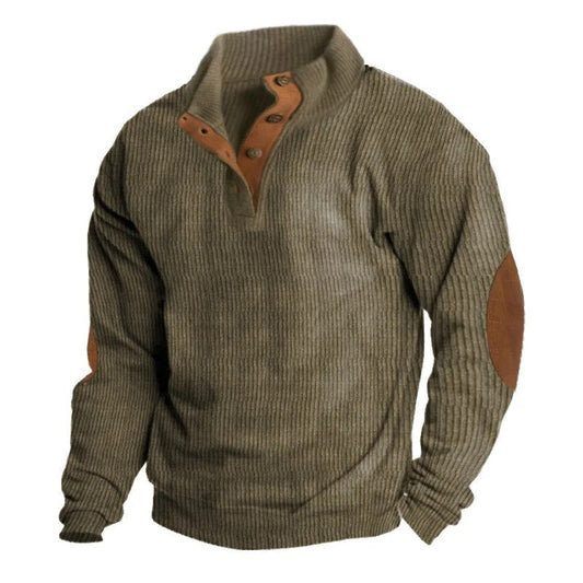 2595 - Rick - Outdoor casual coltrui met lange mouwen voor heren