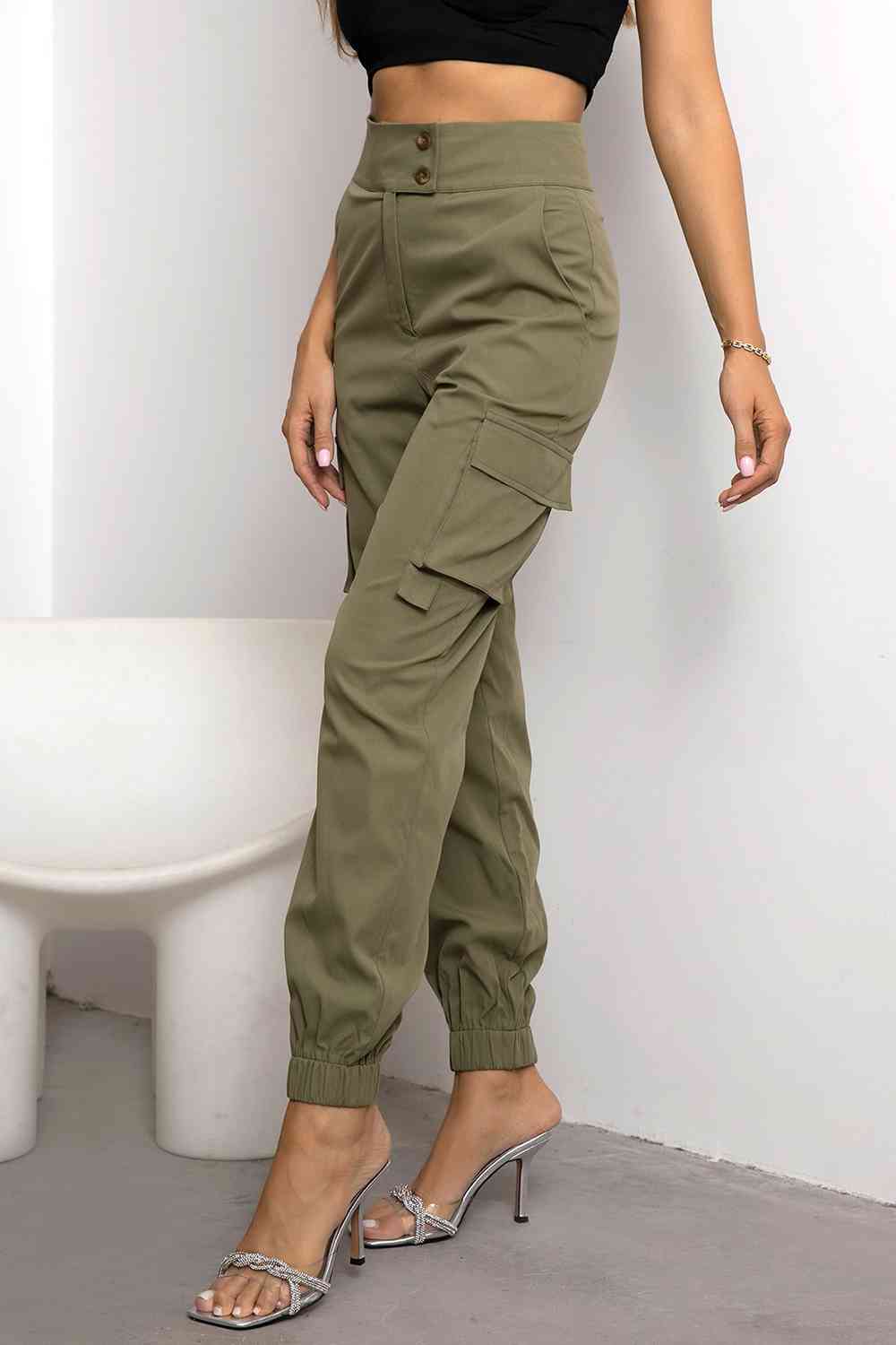 Victorya - Cargo broek met hoge taille