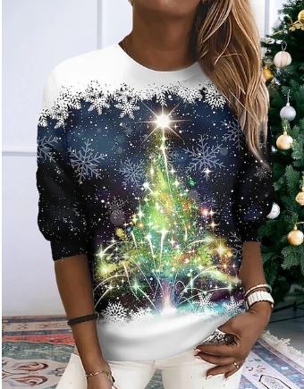 Aira - Elegant kerst sweatshirt