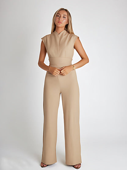 Cavene™ - Jumpsuit met wijde pijpen