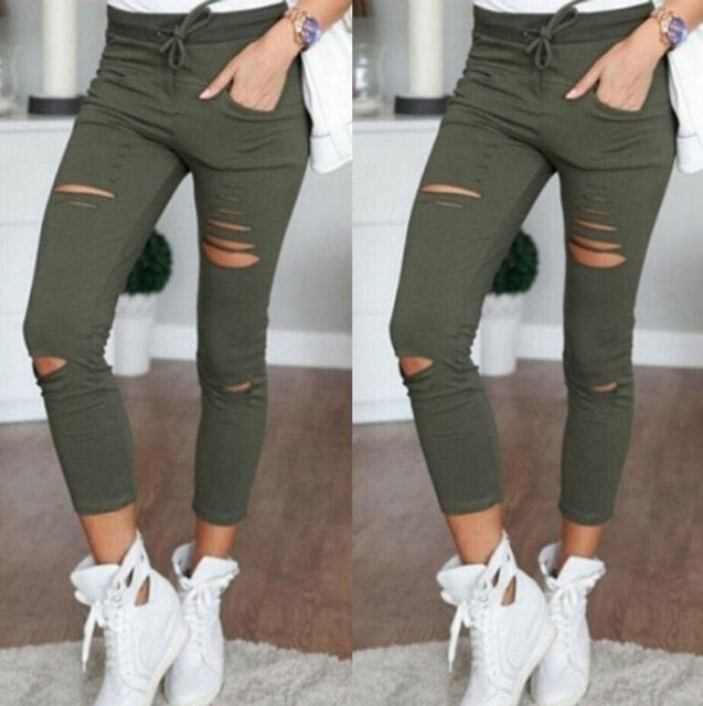 Trendy ripped joggers - comfort ontmoet stijl