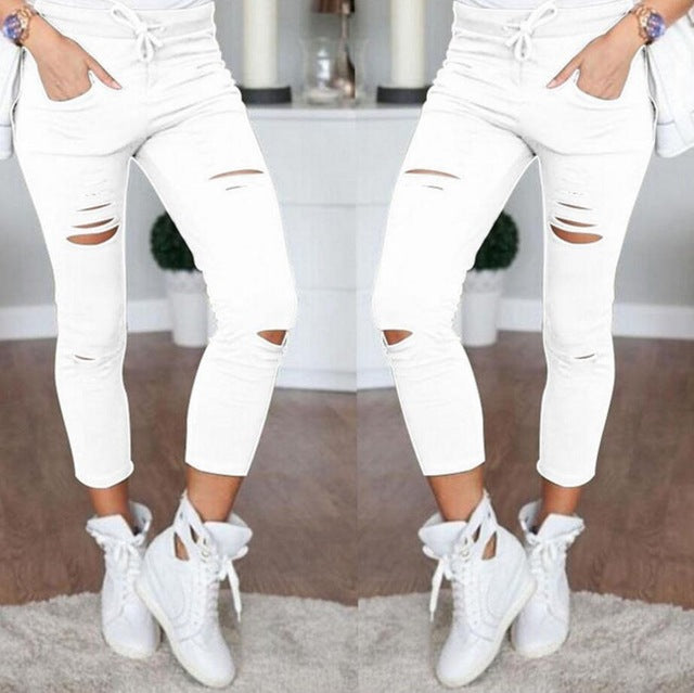 Trendy ripped joggers - comfort ontmoet stijl