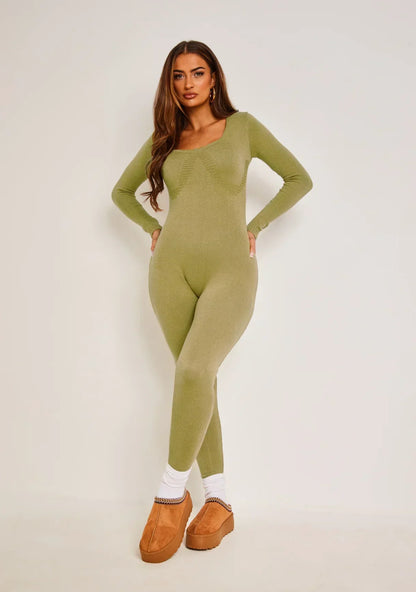 Berla - Jumpsuit met mouwen